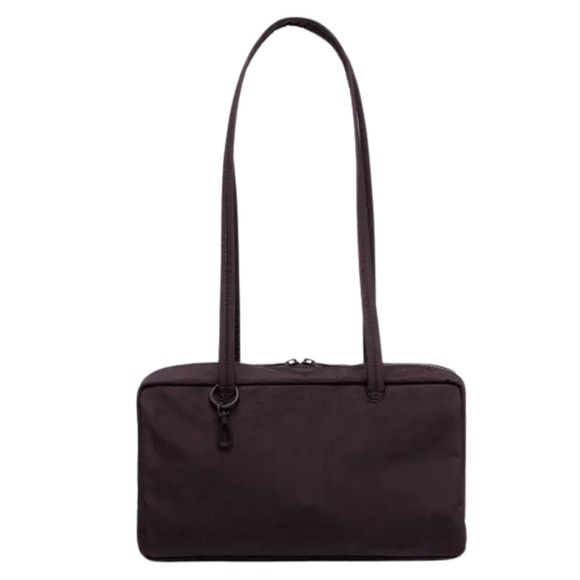 Baggu Bag Bowler Shoulder bag Chocolate Plum NWT - Picture 1 of 7
